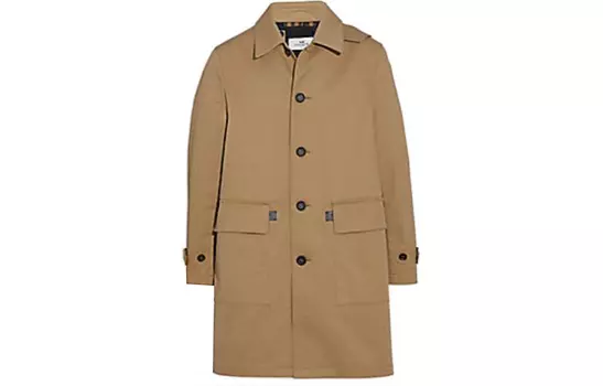 COACH Мужское пальто, цвет Camel
