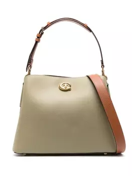 Coach сумка на плечо Willow, зеленый