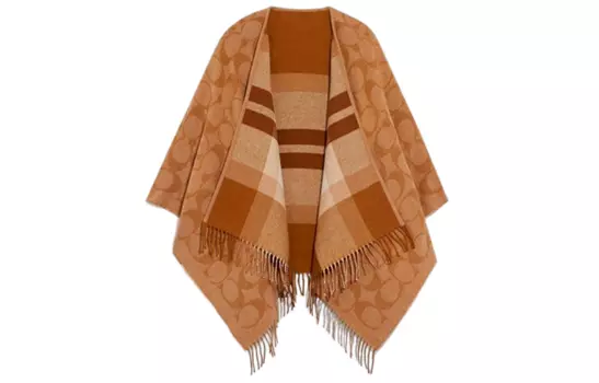 COACH Женская шаль, Brown