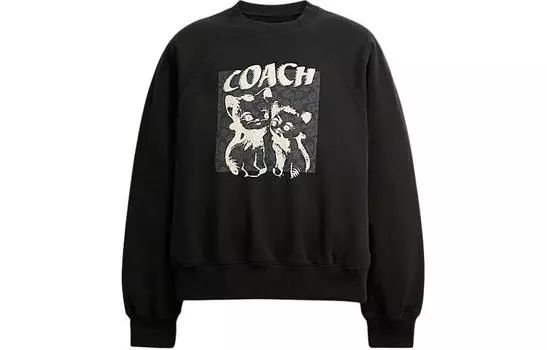 COACH Женская толстовка, цвет Black