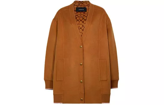 COACH Женский свитер, цвет Camel
