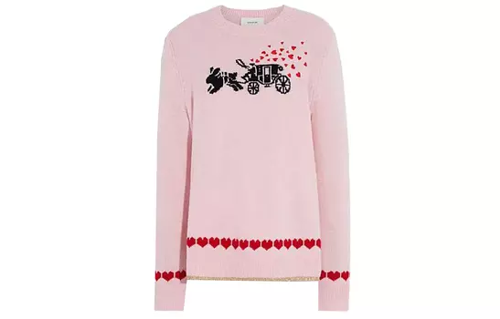 COACH Женский свитер, цвет Pink