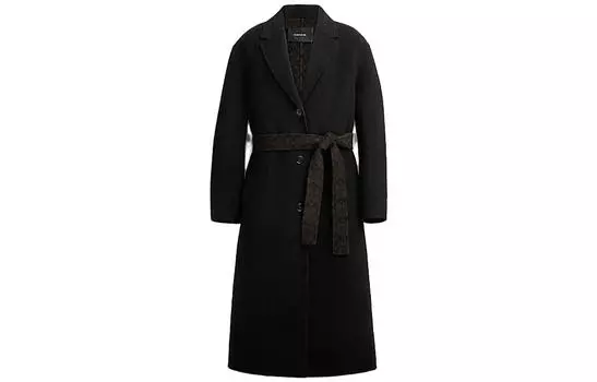 COACH Женское пальто, цвет Black