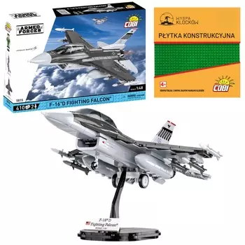 Cobi 5815 Blocks F-16D Fighting Falcon Самолет + Табличка