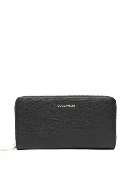 Coccinelle металлический мягкий кошелек, черный