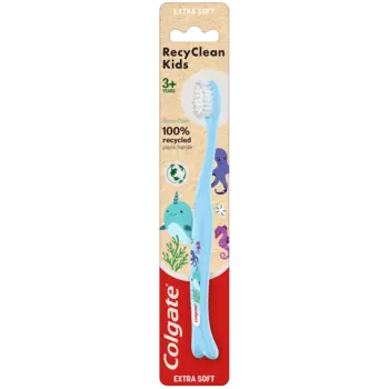 Colgate Recyclean Kids зубная щетка детская экстра мягкая, 1 шт.