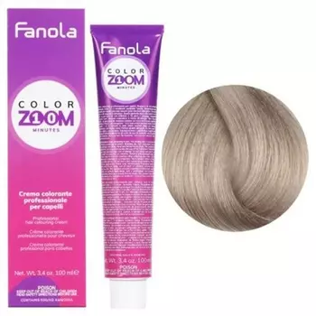 Colorzoom 10 Minute Краска для волос 100 мл 8.01 Натуральный Светло-русый Пепельный, Fanola