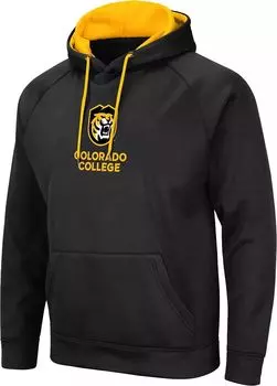 Colosseum Мужская черная толстовка Colorado College Tigers