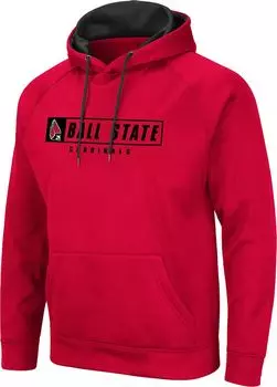 Colosseum Мужская красная толстовка Ball State Cardinals