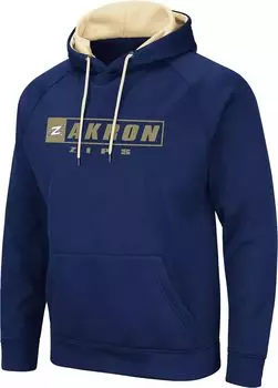 Colosseum Мужская темно-синяя толстовка с капюшоном Akron Zips