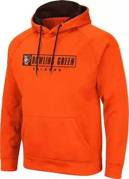 Colosseum Мужская толстовка с капюшоном Bowling Green Falcons оранжевая