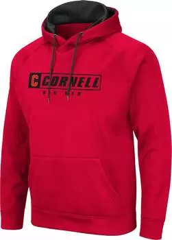 Colosseum Мужская толстовка с капюшоном Cornell Big Red Red