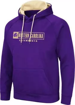 Colosseum Мужская толстовка Western Carolina Catamounts фиолетового цвета