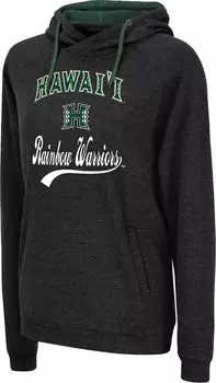 Colosseum Женская черная толстовка Hawai'i Warriors