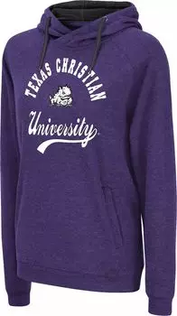 Colosseum Женская толстовка TCU Horned Frogs фиолетового цвета