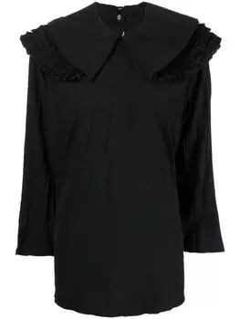 Comme Des Garons Comme Des Garons блузка с длинными рукавами и объемным воротником, черный
