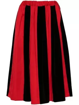 Comme Des Garons Comme Des Garons двухцветная юбка, красный