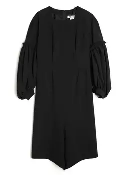 Comme Des Garons Comme Des Garons шерстяное платье миди, черный