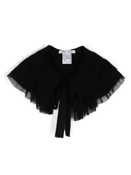 Comme Des Garons Comme Des Garons воротник с оборками, черный
