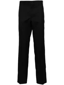 Comme des Garons Homme Deux мини-брюки с шахматным узором, черный