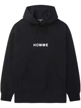 Comme des Garons Homme худи с логотипом, черный