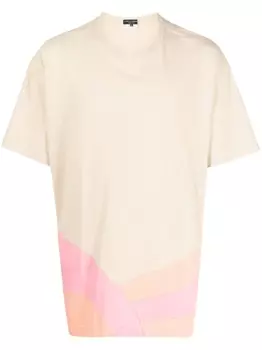 Comme des Garons Homme Plus футболка с графичным принтом, коричневый