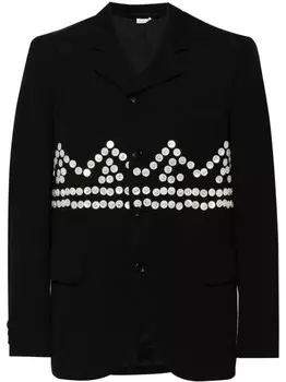Comme des Garons Homme Plus пиджак на пуговицах, черный