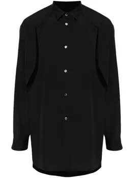 Comme des Garons Homme Plus рубашка с вырезом, черный