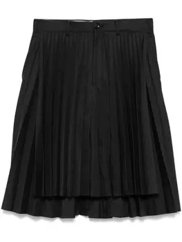 Comme des Garons Homme Plus шорты со складками, черный