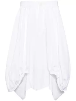Comme des Garons Homme Plus шорты строгого кроя с эффектом потертости, белый