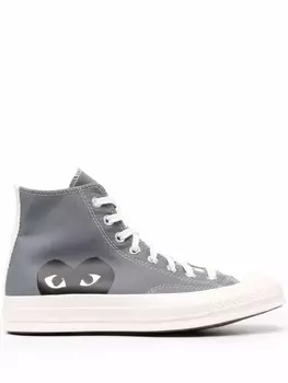 Comme des Garons кеды Chuck Taylor из коллаборации с Converse, серый
