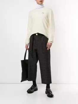 Comme Des Garons Play джемпер Play с V-образным вырезом, нейтральный цвет