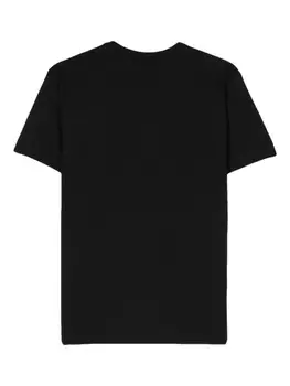 Comme Des Garons Play футболка с нашивкой, черный