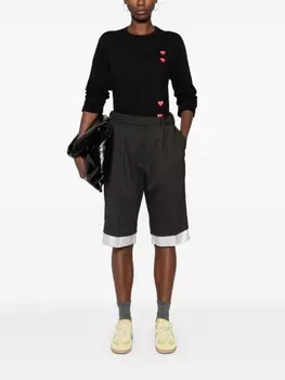 Comme Des Garons Play футболка с принтом, черный