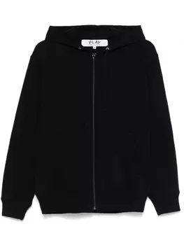 Comme Des Garons Play худи с нашивкой, черный