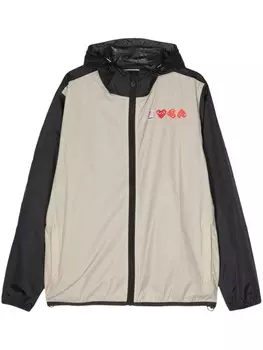 Comme Des Garons Play куртка Claude с капюшоном из коллаборации с K-Way, нейтральный цвет