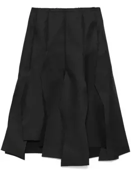 Comme Des Garons плиссированная мини-юбка, черный