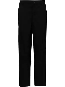 Comme Des Garons Shirt брюки с декоративной строчкой, черный