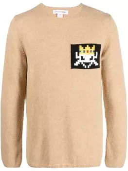 Comme Des Garons Shirt джемпер с графичным принтом, нейтральный цвет