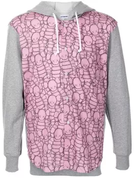 Comme Des Garons Shirt худи в стиле колор-блок, серый