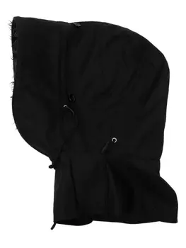 Comme Des Garons Shirt капюшон с искусственным мехом, черный