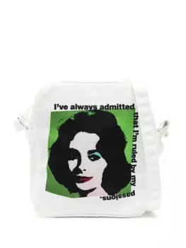 Comme Des Garons Shirt сумка через плечо Liz из коллаборации с Andy Warhol, белый