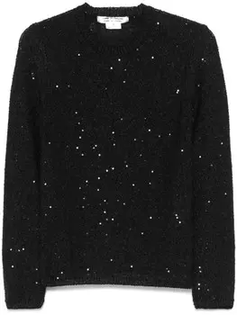 Comme Des Garons Свитер Comme Des Garons, украшенный пайетками Comme Des Garons Comme Des Garons, черный