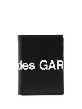 Comme Des Garons Wallet бумажник с логотипом, черный