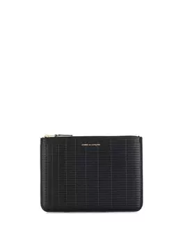 Comme Des Garons Wallet кошелек с тиснением, черный