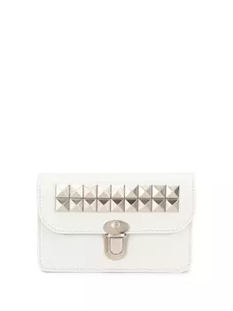 Comme Des Garons Wallet кошелек с заклепками, белый