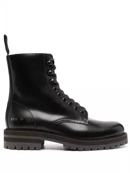 Common Projects ботинки Combat, коричневый