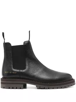 Common Projects кожаные ботинки челси, черный