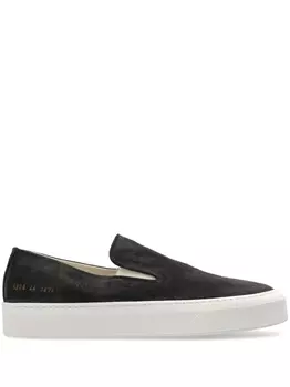 Common Projects замшевые слипоны, серый