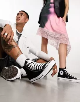 Converse – Chuck Taylor All Star Hi – черные кроссовки унисекс